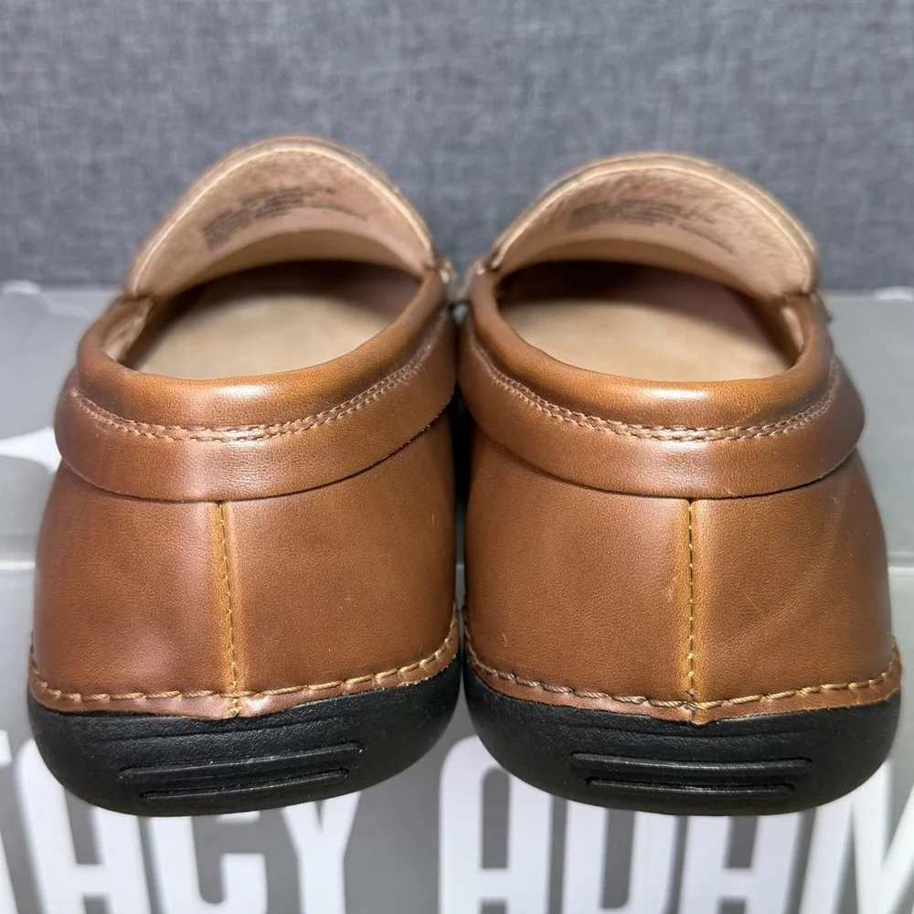 Stacy Adams Del Moc Toe Loafer Summer Driving Shoes Men's Sz 11 Brown 25533-200